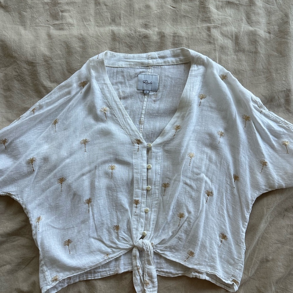 Rails Linen Size M Shirt